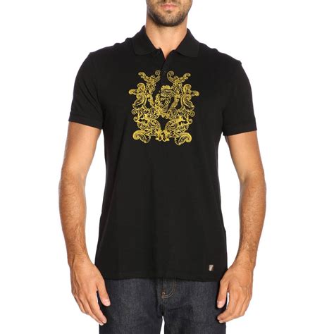 brown versace sport shirt|Versace collection men shirt black.